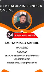 PT KHABAR INDONESIA ONLINE RESMI MEMBERHENTIKAN WAKABIRO MUHAMMAD SAHRIL