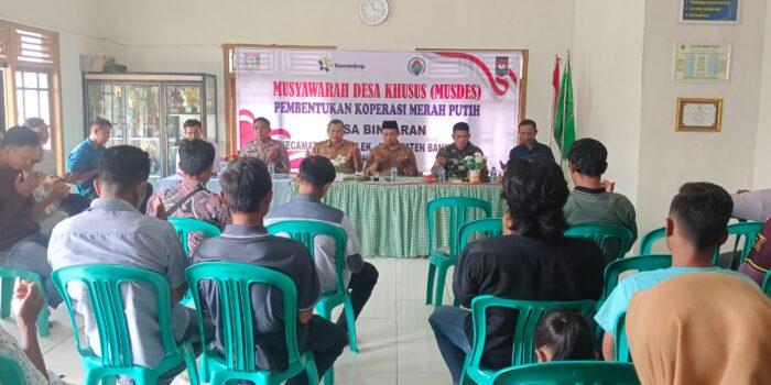 Fajar R.H. Terpilih sebagai Ketua, Koperasi “Merah Putih” Resmi Dibentuk di Desa Bintaran