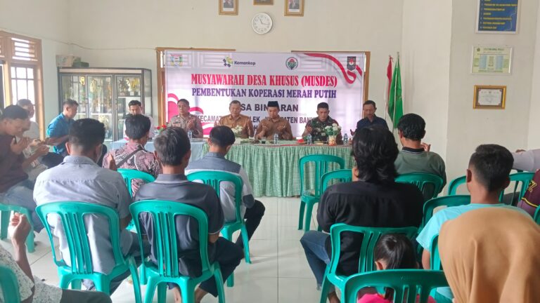 Fajar R.H. Terpilih sebagai Ketua, Koperasi “Merah Putih” Resmi Dibentuk di Desa Bintaran