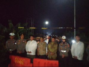 Jembatan Sungai Rokan Resmi Ditutup untuk Perbaikan, Kapolres dan Pemkab Rokan Hulu Himbau Warga Tertib Berlalu Lintas