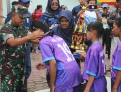 Dandim 0620/Kabupaten Cirebon Bersama Kadisdik Kabupaten Cirebon Resmi Menutup Turnamen Sepak Bola “Gala Siswa Indonesia”