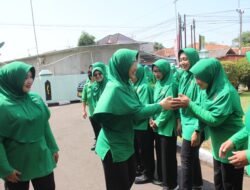 Kunjungan Ketua Persit KCK Cabang XXX ke Jajaran Koramil