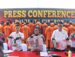 Polresta Cirebon Ungkap 20 Kasus Tindak Pidana, Amankan 28 Tersangka