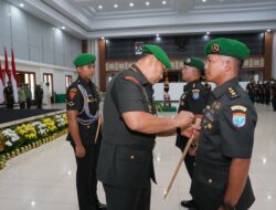 Sertijab Kazidam XII/Tpr di Pimpin Pangdam XII/Tpr