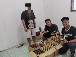 Polresta Cirebon Sita 101 Botol Miras Hasil Razia Pekat