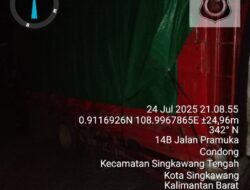 Satgas Pangan Polda Kalbar Amankan Truk Bermuatan Beras Ilegal di Singkawang