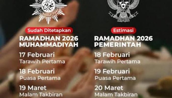 Muhammadiyah Tetapkan Awal Puasa Ramadhan 1447 H Jatuh pada 18 Februari 2026