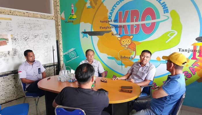 Perkuat Sinergi Pemberitaan, Humas PT Timah Kunjungi KBO Babel dalam Nuansa Idulfitri