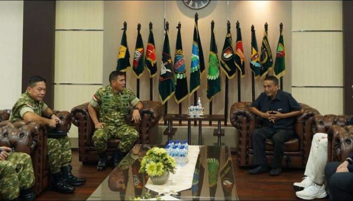 Sinergi Perkuat Ketahanan Pangan, Pangdam XII/Tpr Terima Kunjungan Dewas Perum BULOG