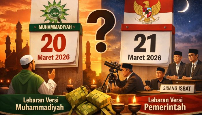 Perkiraan Lebaran 2026: Muhammadiyah 20 Maret, Pemerintah Prediksi 21 Maret 2026