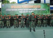 Pangdam XII/Tpr Lepas Satgas Yonif 645/Gty untuk Latihan Pratugas Operasi
