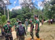 Percepat Akses Warga, Kodim 1209/Bengkayang Mulai Tinjau Lokasi Pembangunan Jembatan Gantung