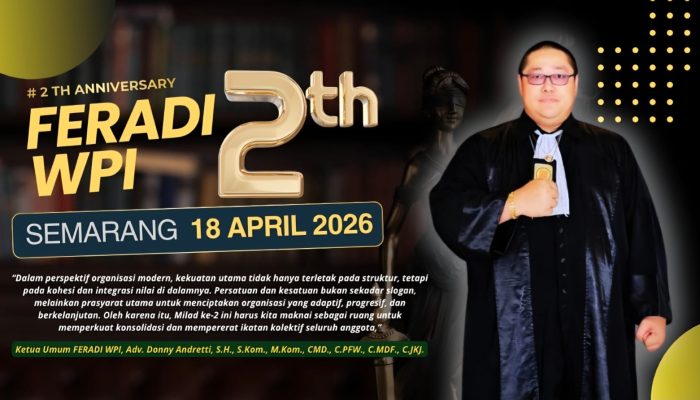 Milad ke-2 FERADI WPI di Semarang Akan Diisi Deklarasi dan Rangkaian Acara Menarik