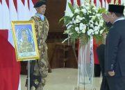 Presiden Prabowo Berikan Penghormatan Terakhir kepada Tiga Prajurit TNI Gugur di Misi UNIFIL Lebanon