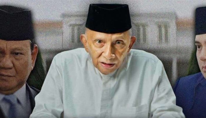 Tokoh Postidar Soroti Pernyataan Amien Rais yang Belum Terverifikasi